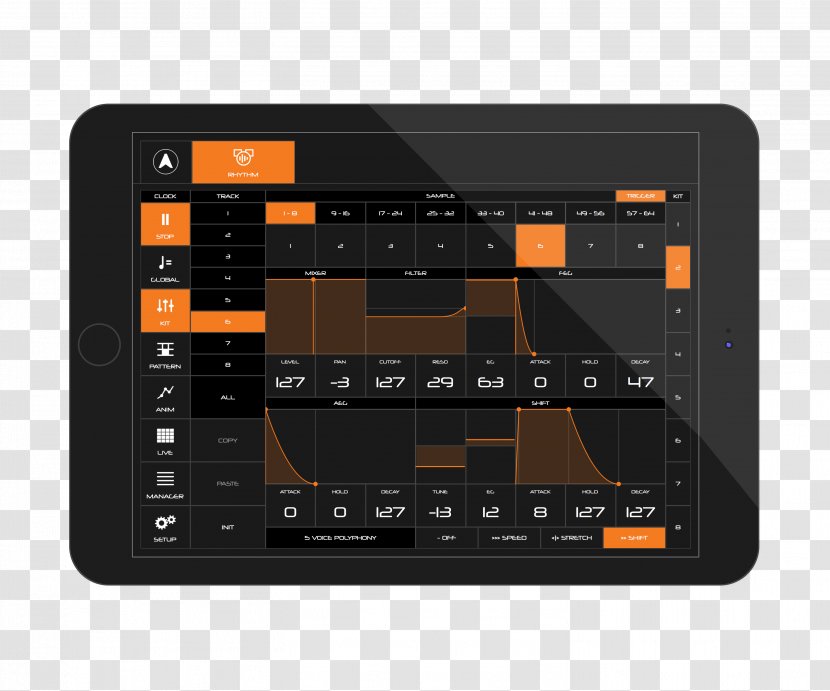 Electronics Electronic Musical Instruments Drum Machine Multimedia Product - Office Equipment Transparent PNG