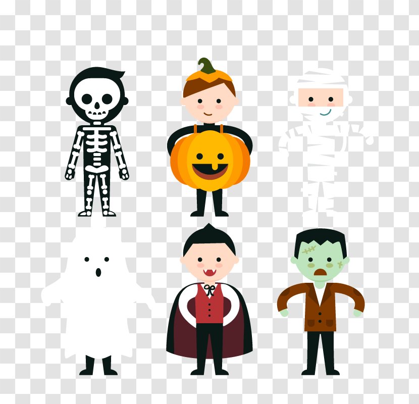 Halloween Costume Child - Human Behavior - Vector Transparent PNG