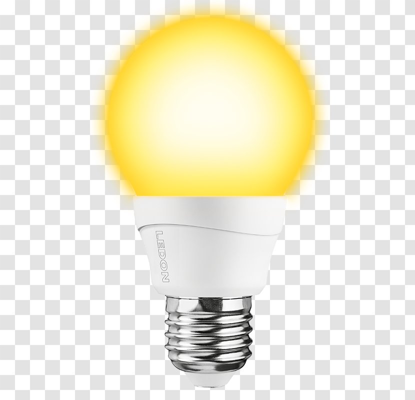 Lighting Edison Screw LED Lamp Recessed Light - Yellow - Sunset Glow Transparent PNG