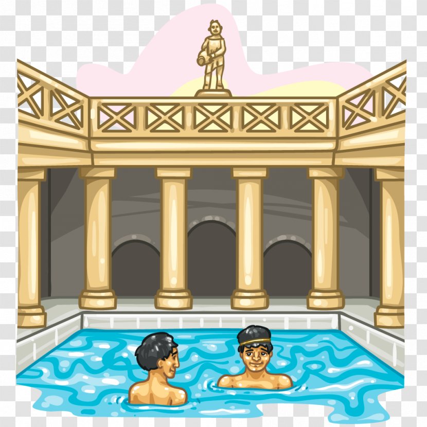 Thermae Leisure Swimming Pools Recreation - Roman Baths Transparent PNG