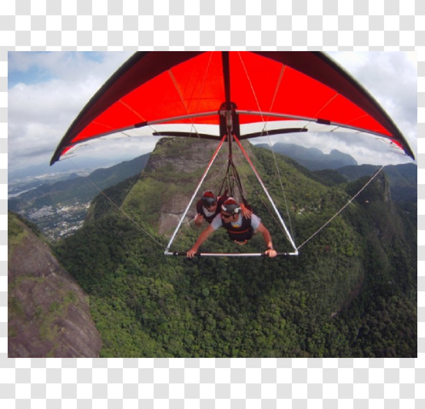 Powered Hang Glider Gliding Rio De Janeiro Paragliding - Parachute Transparent PNG