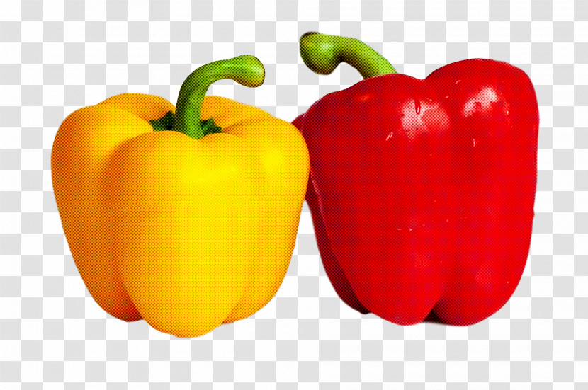 Peppers Yellow Pepper Cayenne Pepper Red Bell Pepper Paprika Transparent PNG