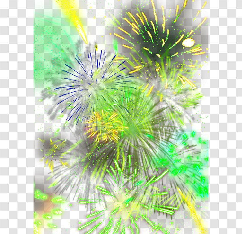 Fireworks Green - Tree - Creative Transparent PNG
