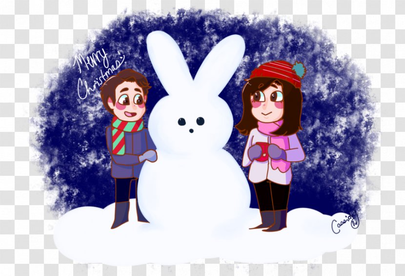 Easter Bunny Desktop Wallpaper Friendship - Animated Cartoon Transparent PNG