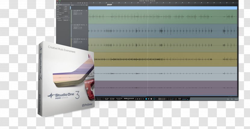 Computer Software Studio One PreSonus Digital Audio Workstation Sound Recording And Reproduction - Flower - Musical Instruments Transparent PNG