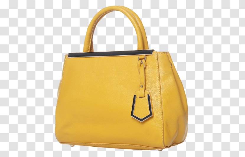Handbag Fendi Tote Bag Leather - Metal - Purse Transparent PNG