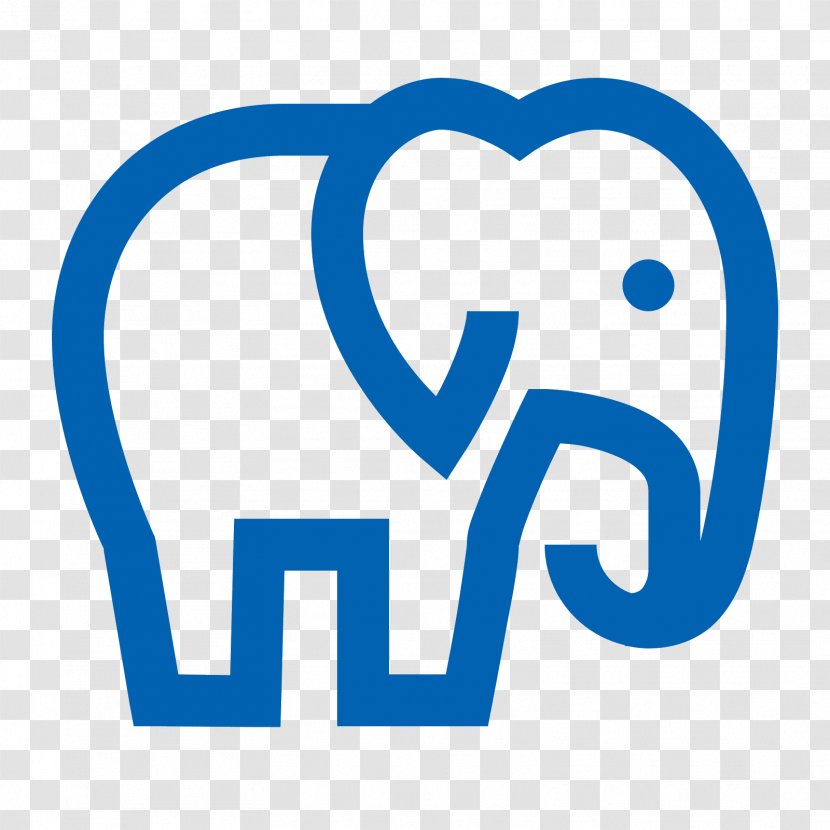 African Elephant Icon Design - Blue - Ears Transparent PNG