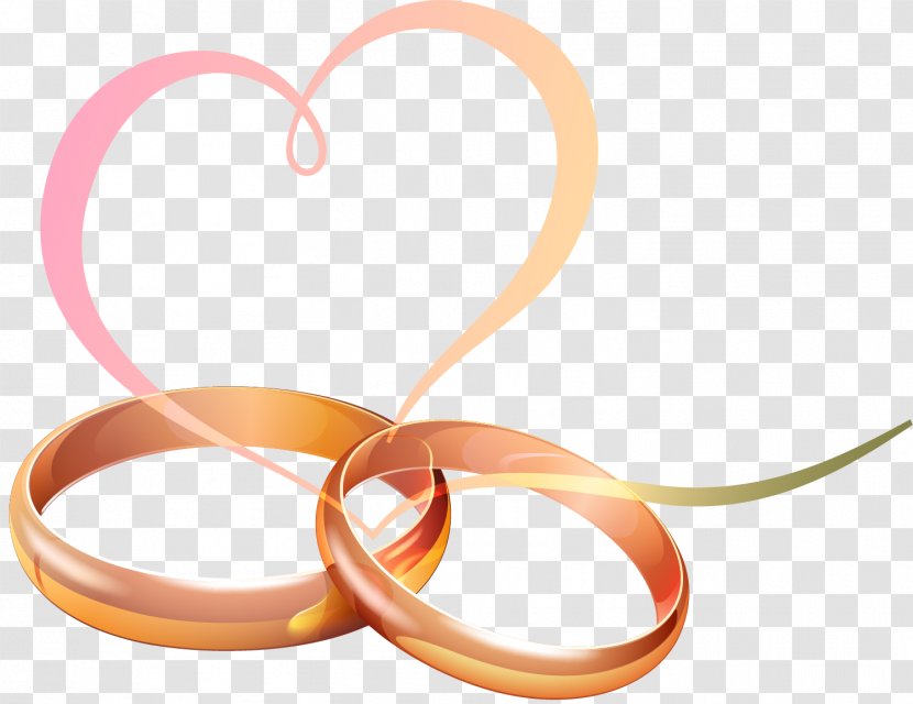 Ring Cartoon - Gold Transparent PNG