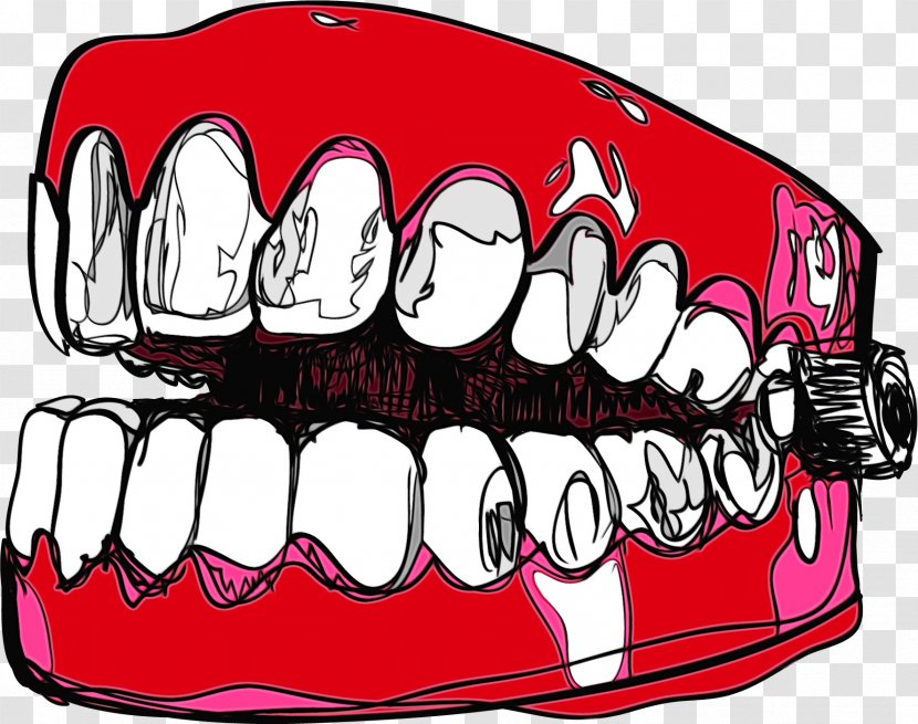 Tooth Design Meter RED.M - Redm - Vampire Dentures Transparent PNG