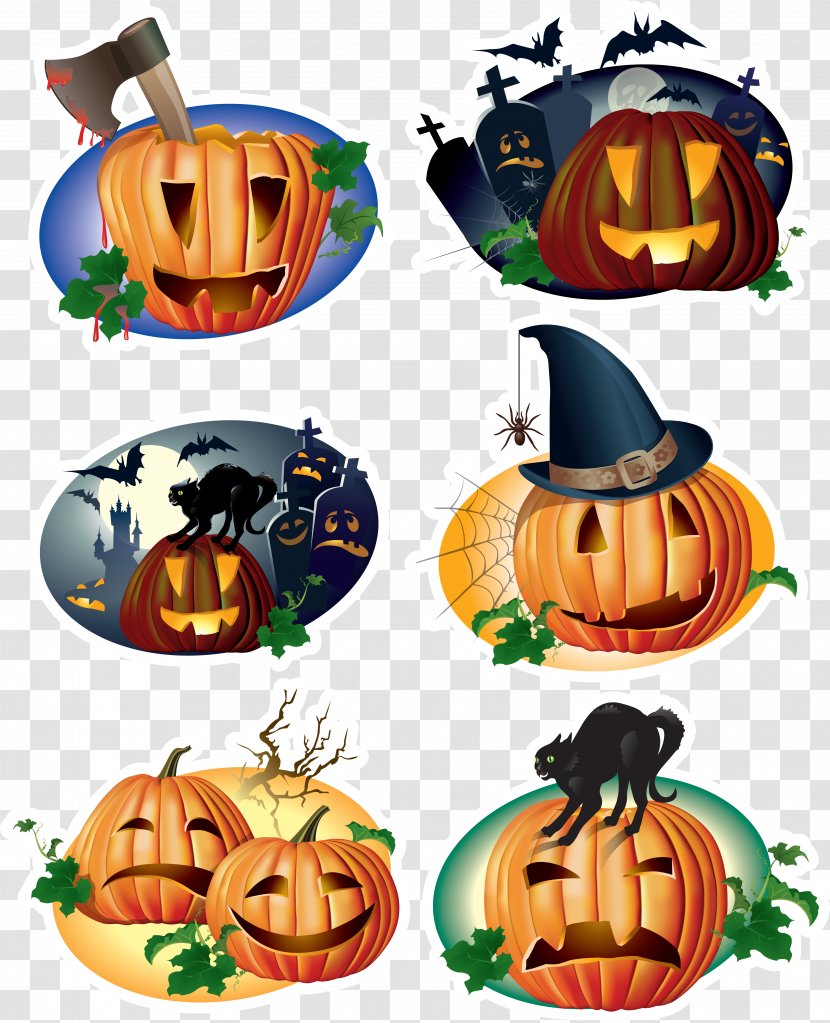 Halloween Sticker Clip Art - Stock Photography Transparent PNG