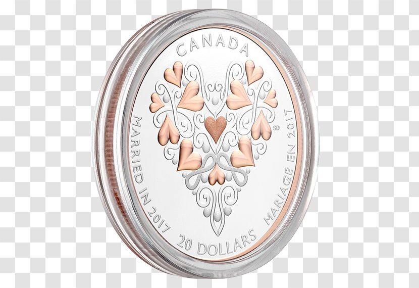 Silver Coin Bullion Wedding - Frame Transparent PNG