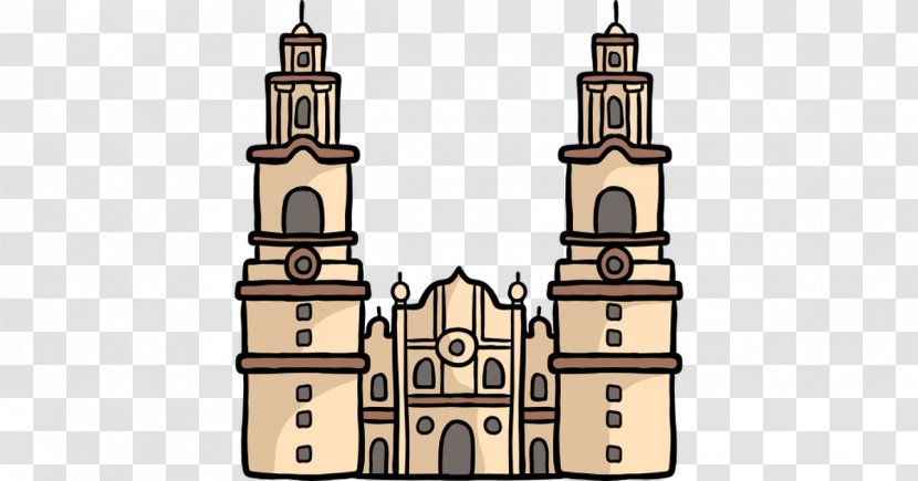 Morelia Cathedral Chartres White Tower Of Thessaloniki Cologne - Pennant Transparent PNG