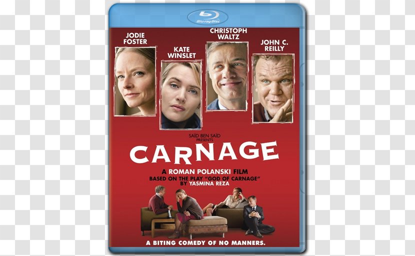 John C. Reilly Kate Winslet Carnage Roman Polanski Christoph Waltz - C Transparent PNG