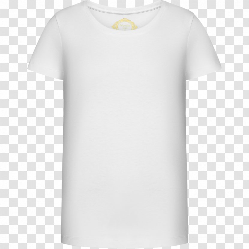 T-shirt Neckline Crew Neck Clothing - White - Short Sleeves Transparent PNG