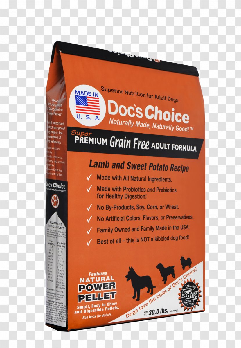 Doc's Choice Premium Lamb Product Food Brown Rice Text Messaging - Pound - Potato Bag Transparent PNG