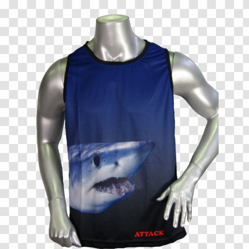 T-shirt Sleeveless Shirt Isurus Oxyrinchus Shark Transparent PNG