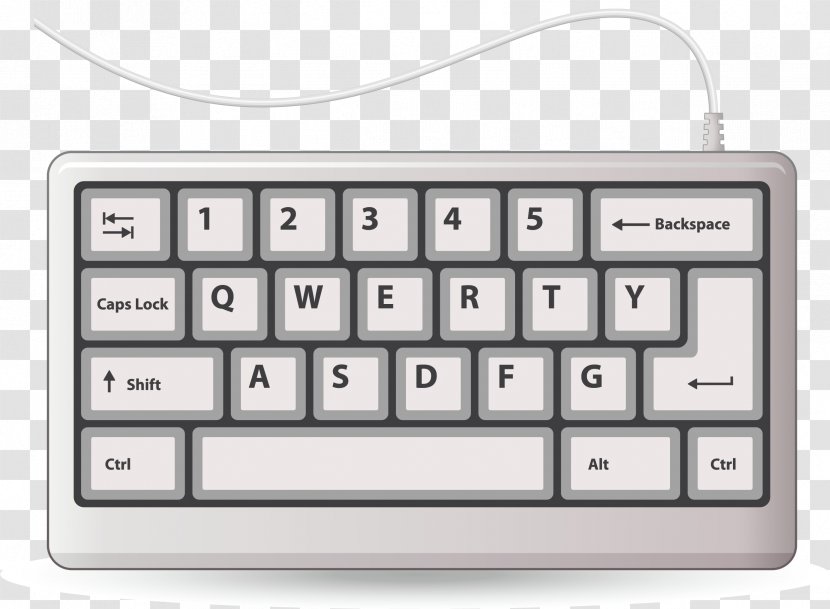 Computer Keyboard Mouse IPad Wireless Clip Art - Input Device - Vector Element Transparent PNG