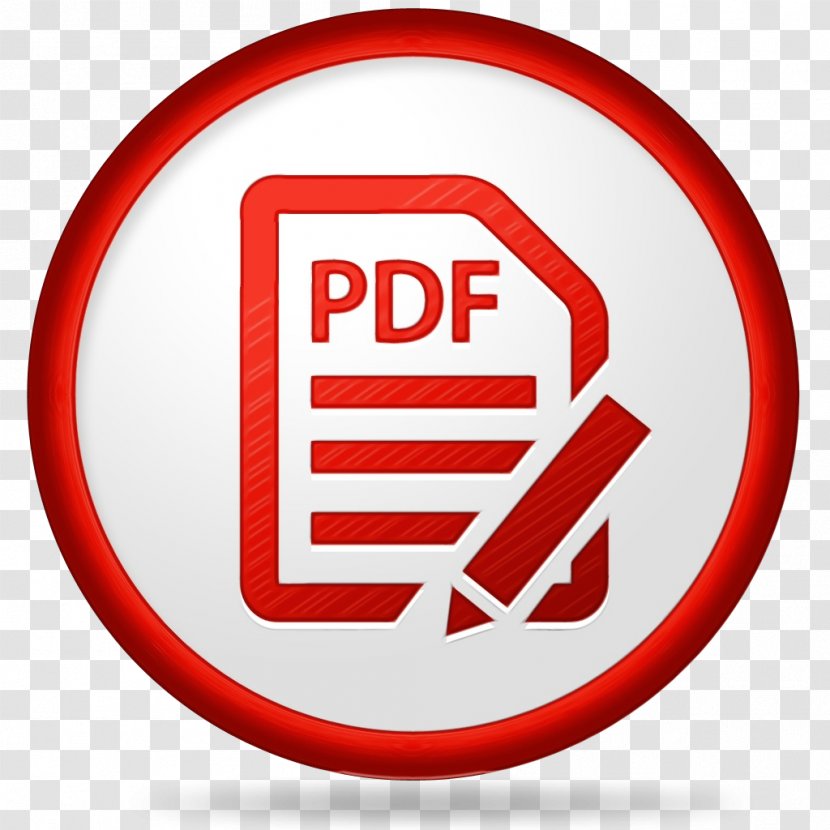 Pdf Logo - Adobe - Symbol Transparent PNG