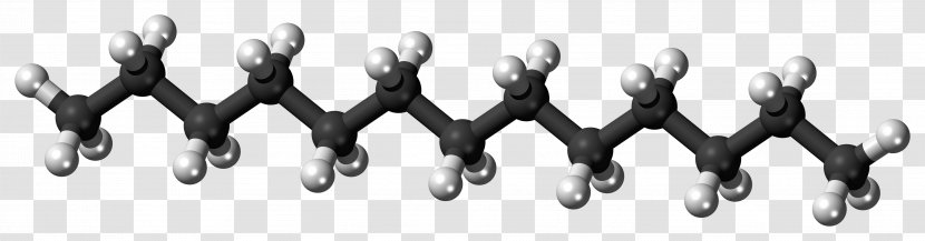 Molecule Ball-and-stick Model Decane Chemistry Alkane - Alkene - Law 3d Transparent PNG