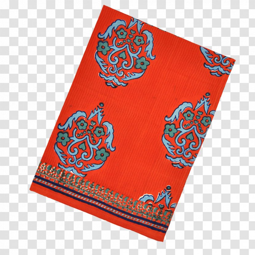 Pacific Rose Towel Place Mats Textile & - Orange Transparent PNG