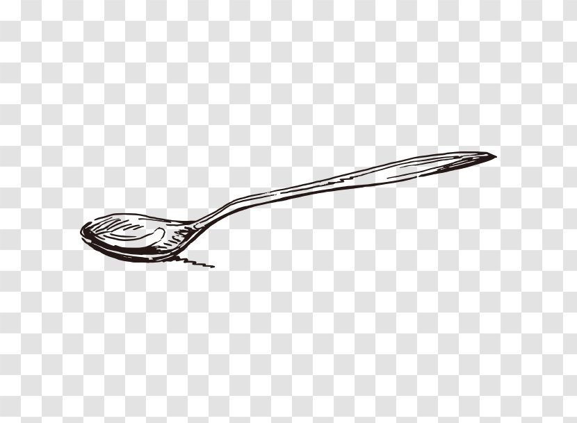 Spoon Drawing Euclidean Vector Sketch - Cutlery Transparent PNG