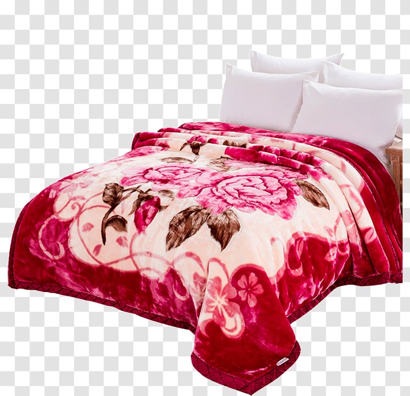 Bed Sheets Blanket 毛毯 Bedroom - Linens Transparent PNG