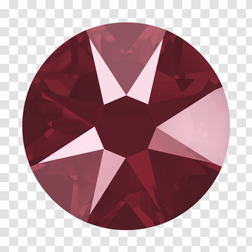 Imitation Gemstones & Rhinestones Red Swarovski AG Color Crystal - Hotfix Transparent PNG