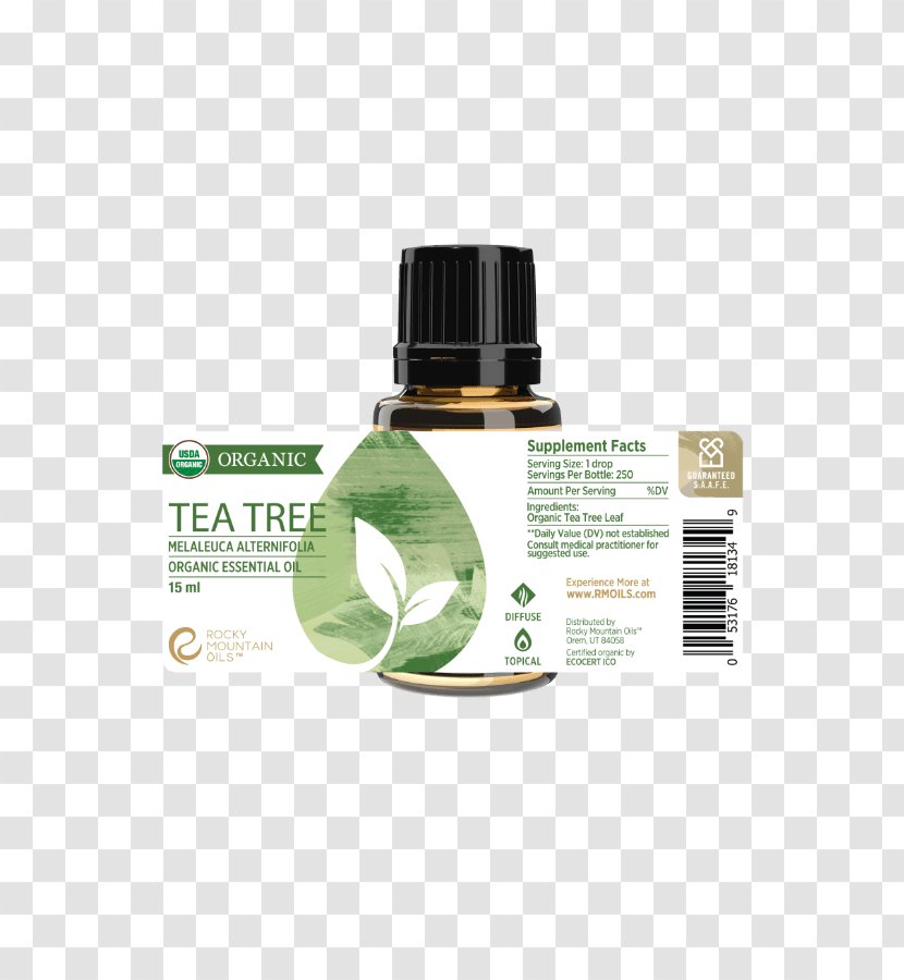 English Lavender Essential Oil Rocky Mountain Oils Tea Tree - Steam Distillation Transparent PNG