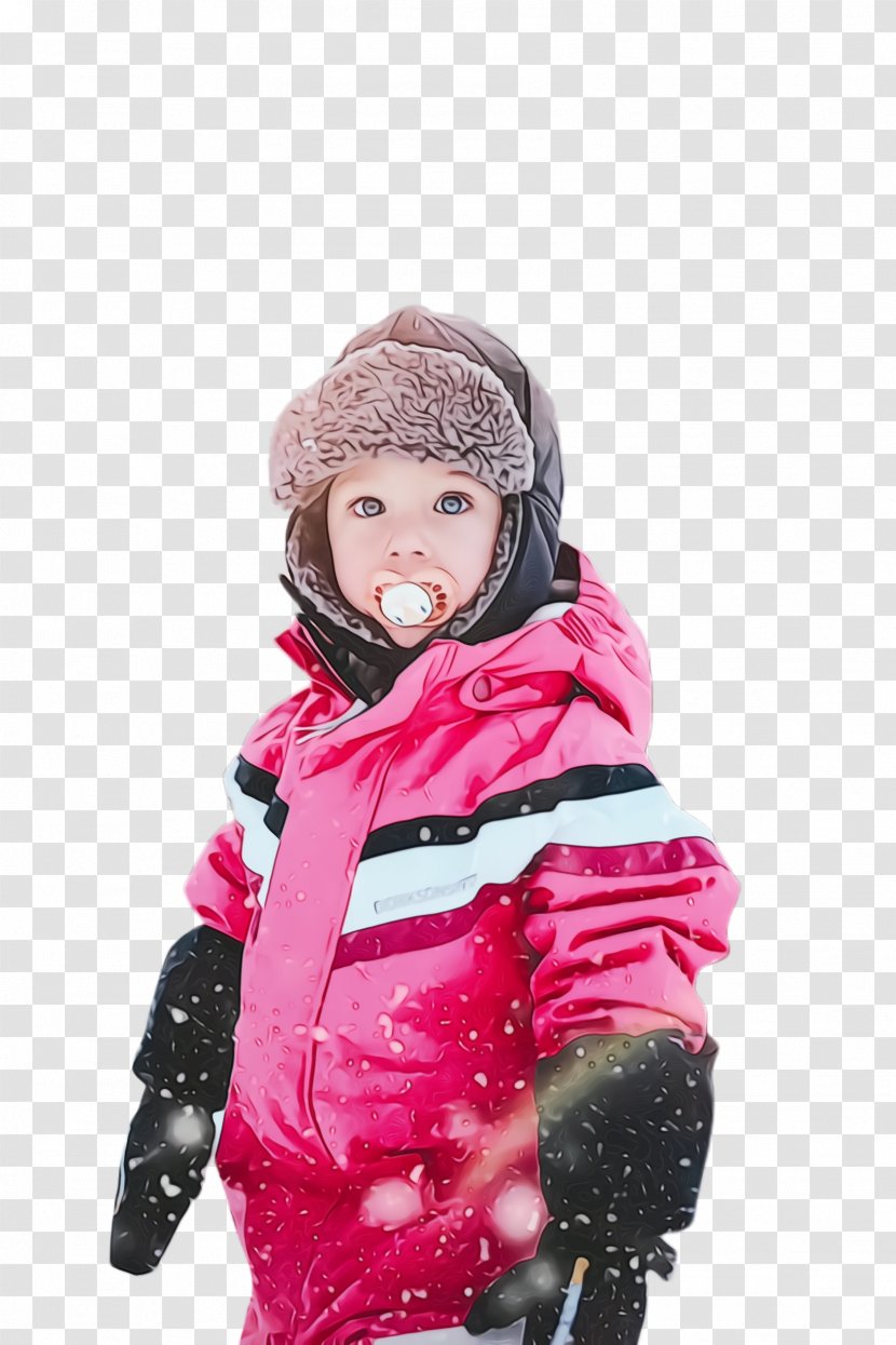 Snow Pink Outerwear Winter Jacket - Playing In The - Play Toddler Transparent PNG