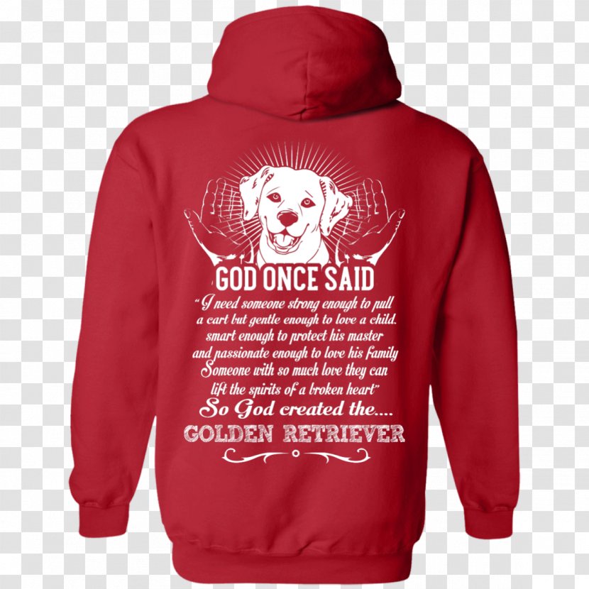 Hoodie T-shirt Sweater Clothing - Neckline - Red Golden Retriever Puppies Transparent PNG