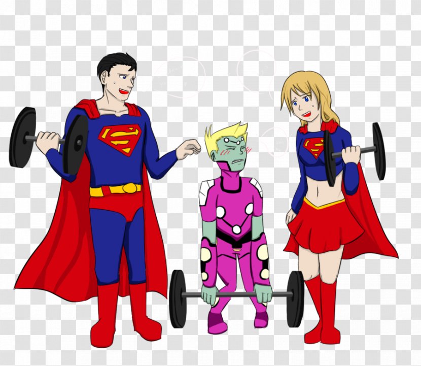 Drawing Cartoon DeviantArt Sketch - Costume - Supergirl Brainiac 5 Transparent PNG