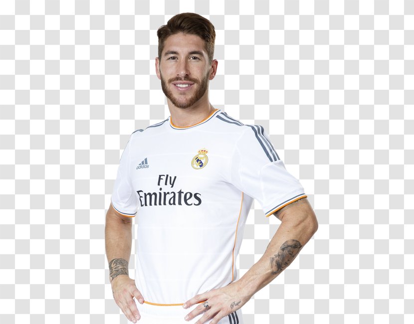 Sergio Ramos History Of Real Madrid C.F. T-shirt Football Player - Shoulder Transparent PNG