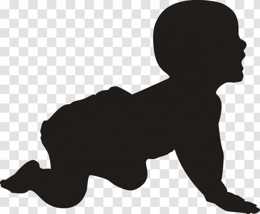 Infant Silhouette Clip Art - Child Transparent PNG