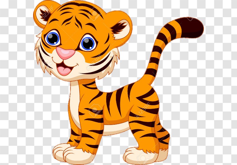 Tiger Cartoon Clip Art - Whiskers Transparent PNG