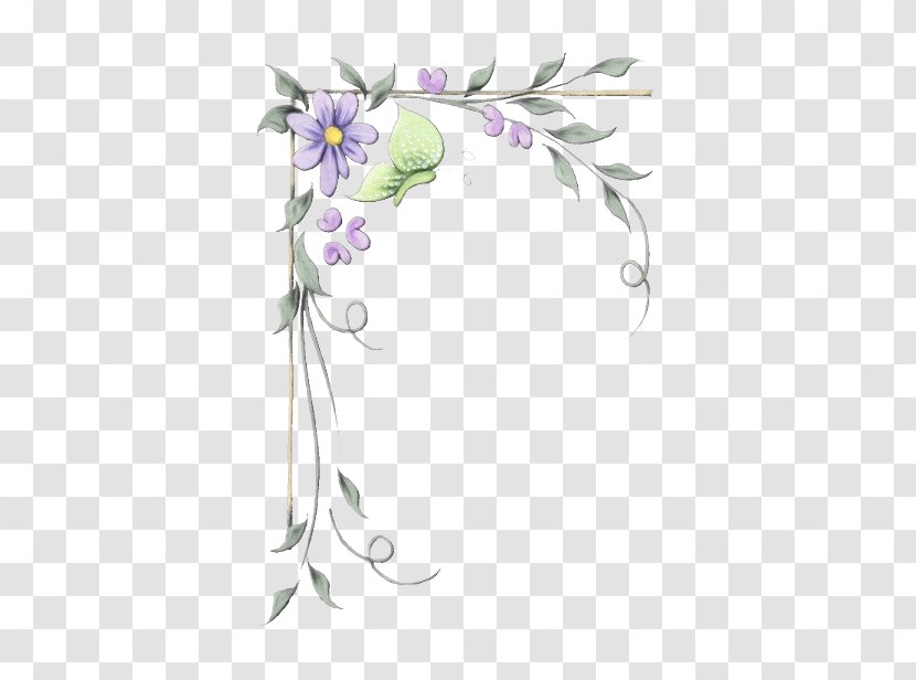 Watercolor Floral Background - Decorative Arts - Morning Glory Pedicel Transparent PNG