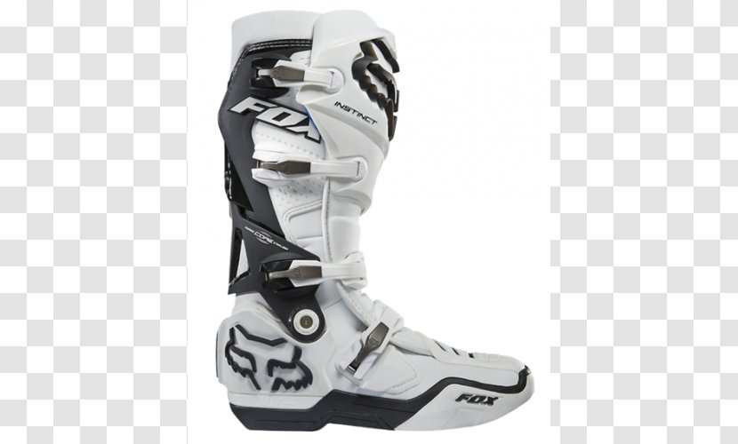 Motorcycle Boot Fox Racing Motocross Clothing - Riding Transparent PNG