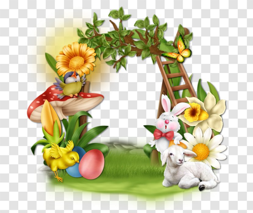 Clip Art Floral Design Easter Image Centerblog - Flower Transparent PNG