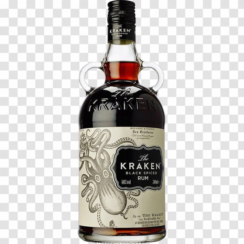 Kraken Rum Distilled Beverage Cocktail Beer - Spice Transparent PNG