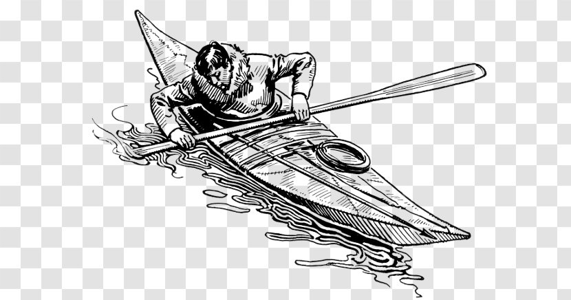 Kayak Boating Dugout Canoe Eskimo Transparent PNG