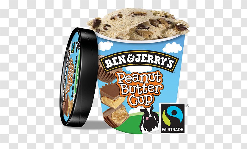 Peanut Butter Cup Fudge Chocolate Chip Cookie Ice Cream Transparent PNG