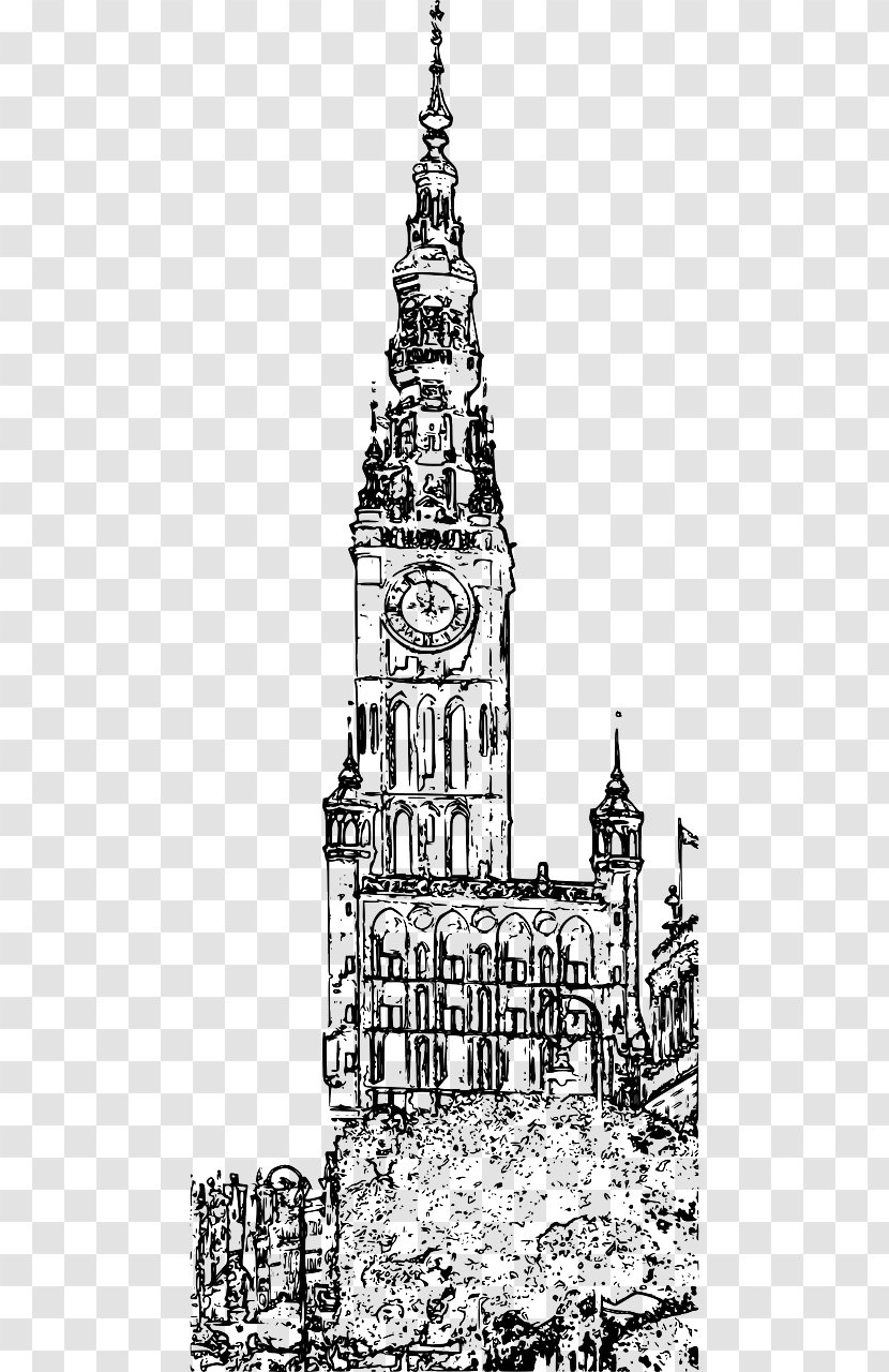 City Hall Drawing Clip Art - Place Of Worship - Town Transparent PNG