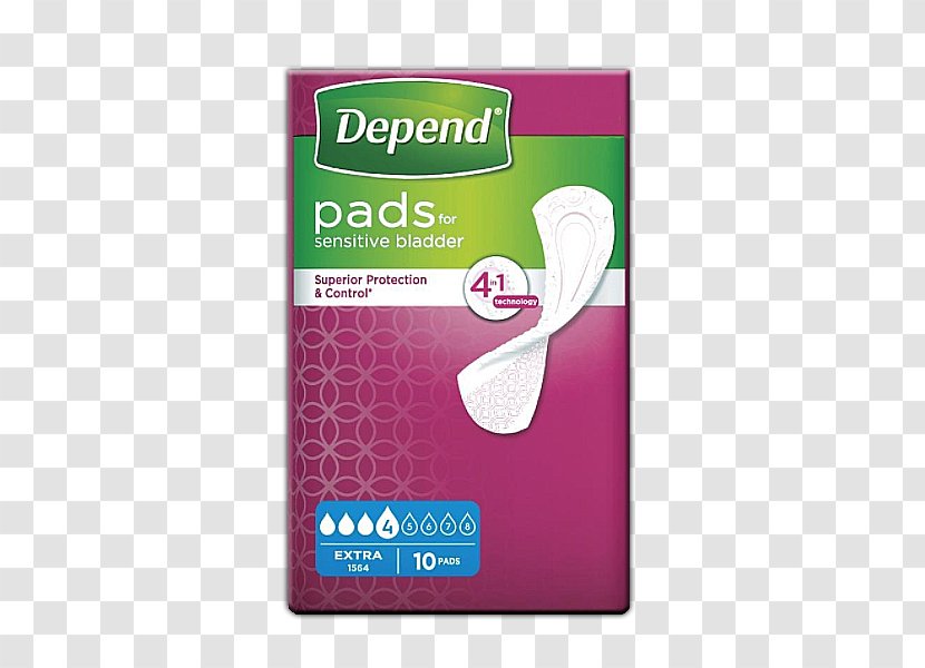 Sanitary Napkin Depend Incontinence Pad TENA Underwear - Flower Transparent PNG