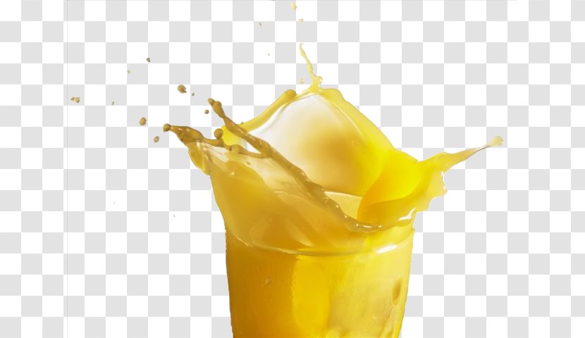 Orange Juice Lemonade Fruit - Citrus Xd7 Sinensis - Yellow Splash Of Transparent PNG