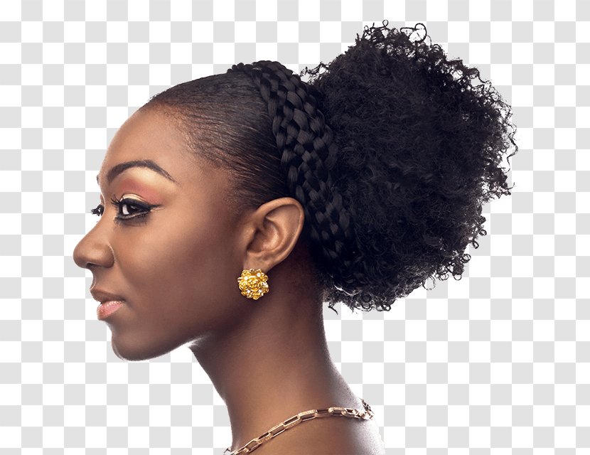 Hairstyle Afro Cornrows Box Braids French Braid - Brown Hair - Black Woman Transparent PNG