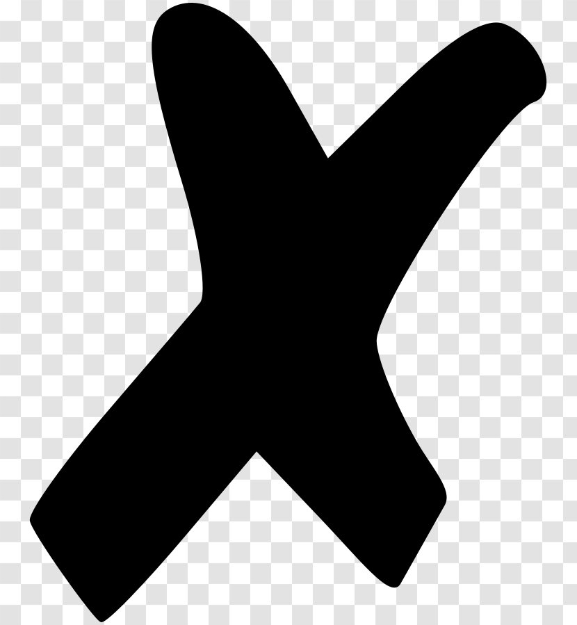 X Mark Check Clip Art Transparent PNG