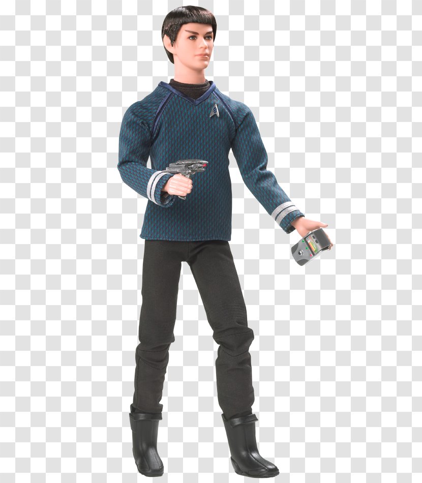 Star Trek Ken Spock Uhura James T. Kirk - Doll - Barbie Transparent PNG