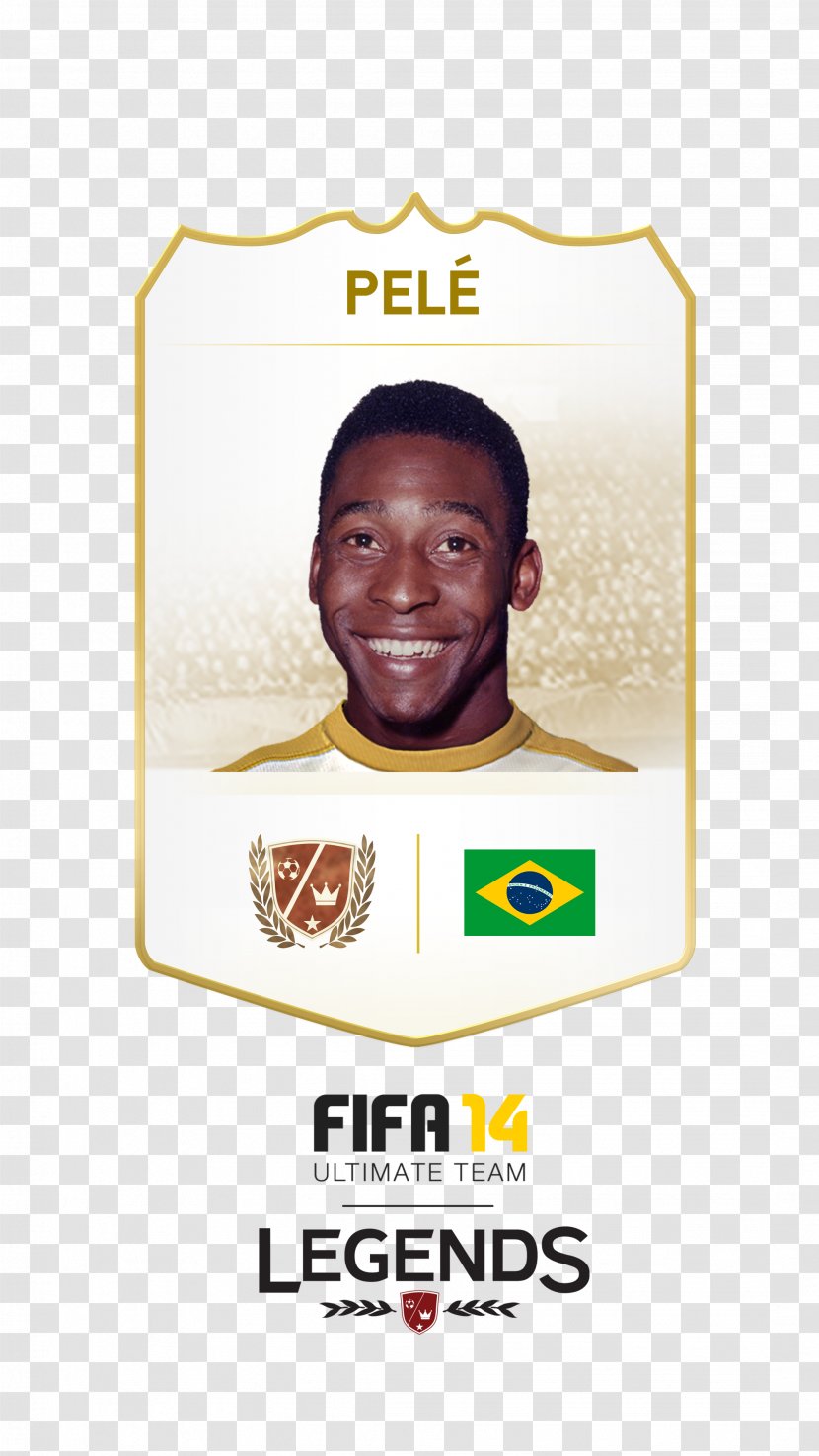 Pelé FIFA 14 17 Brazil National Football Team - World Cup Transparent PNG