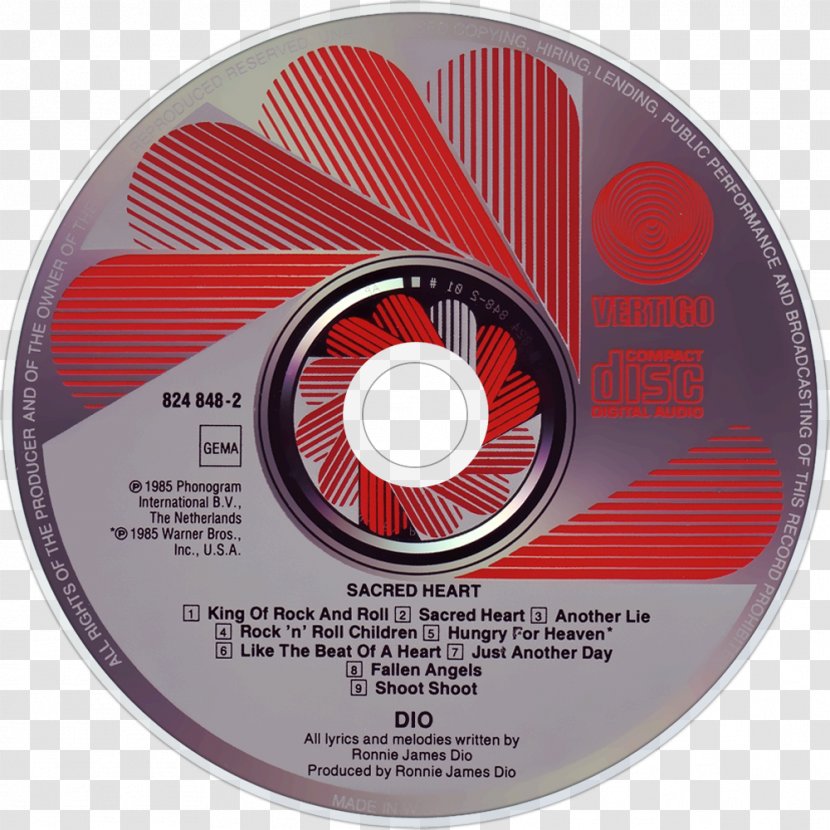 Compact Disc Thin Lizzy Renegade Black Rose: A Rock Legend Album - Heart - Sacred Of Jesus Transparent PNG