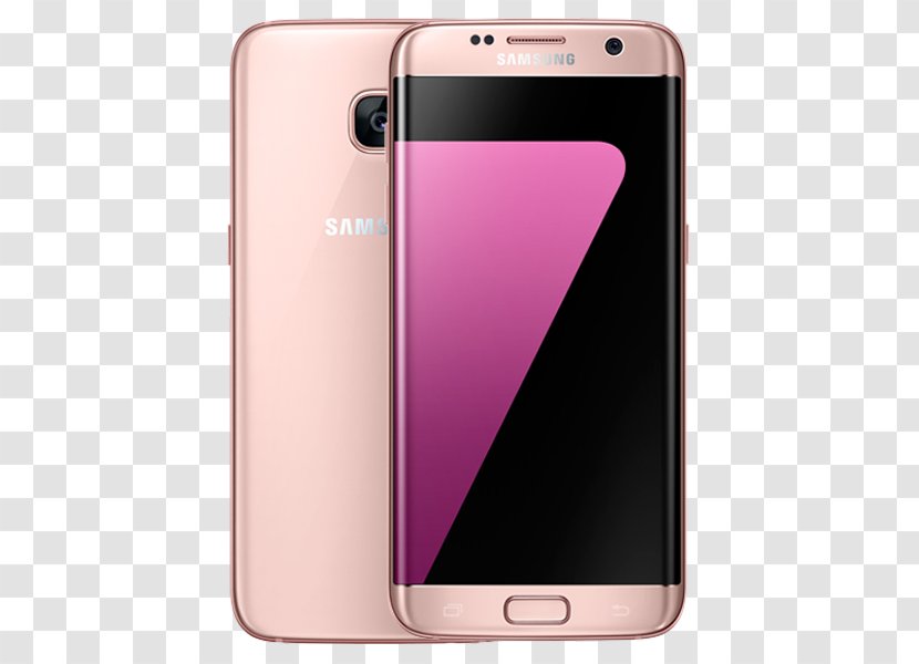 Samsung Android Pink Gold Smartphone Subscriber Identity Module - Telephone - Galaxy Edge Transparent PNG