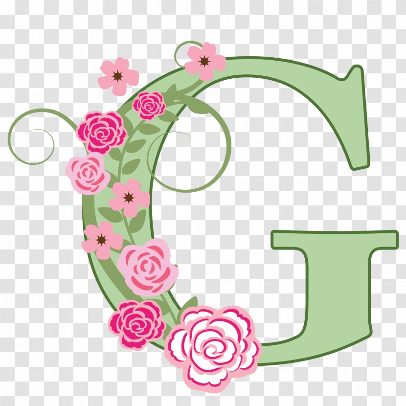 Pink Font Symbol Flower Plant - Number Transparent PNG